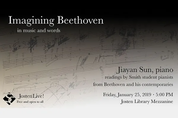 Poster image for Imagining Beethoven event on January 25, 2019