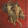Fresco of Perseus and Andromeda from the House of the Vettii in Pompeii