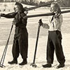 Image of students skiing from the College Archives