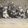 Students in costume from the College Archives