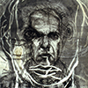 Self-Portrait, The Unknown Region IV, a print and monotype by Michael Mazur