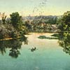 Postcard of Paradise Pond from the College Archives