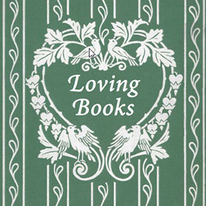 Poster for Loving Books exhibition