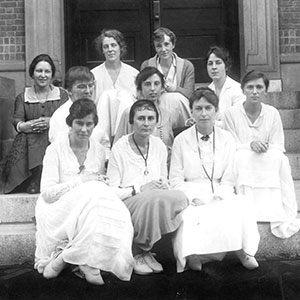 Members of the class of 1918 of the Smith College School for Social Work
