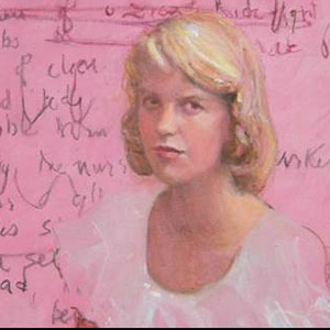 Portrait of Sylvia Plath by Susan Adler