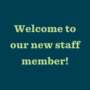 Welcome new staff