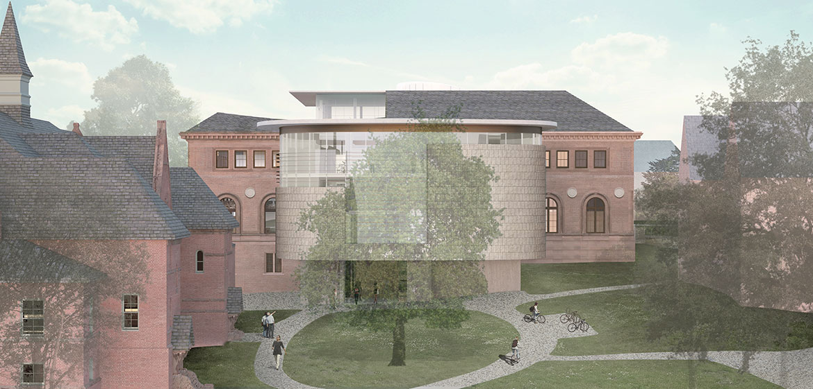 New Neilson Library south elevation