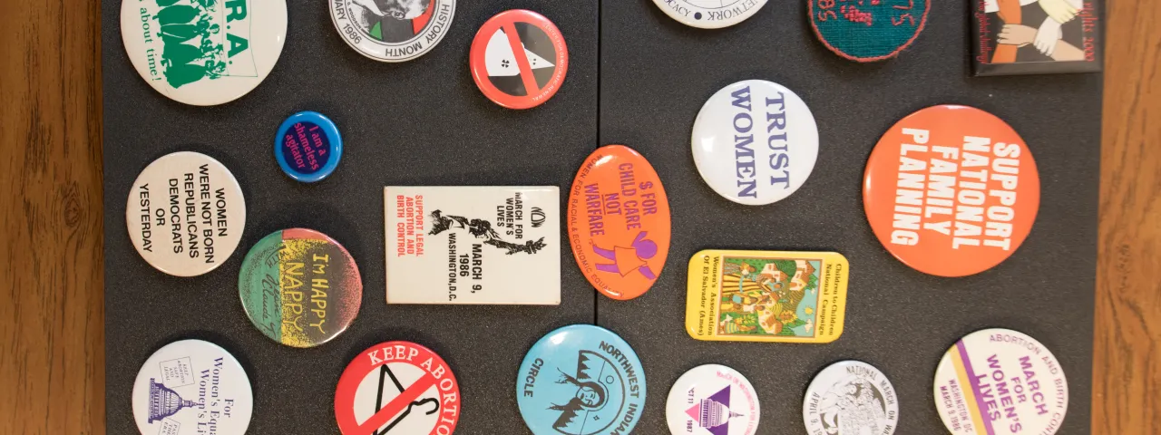 Buttons in Special Collections