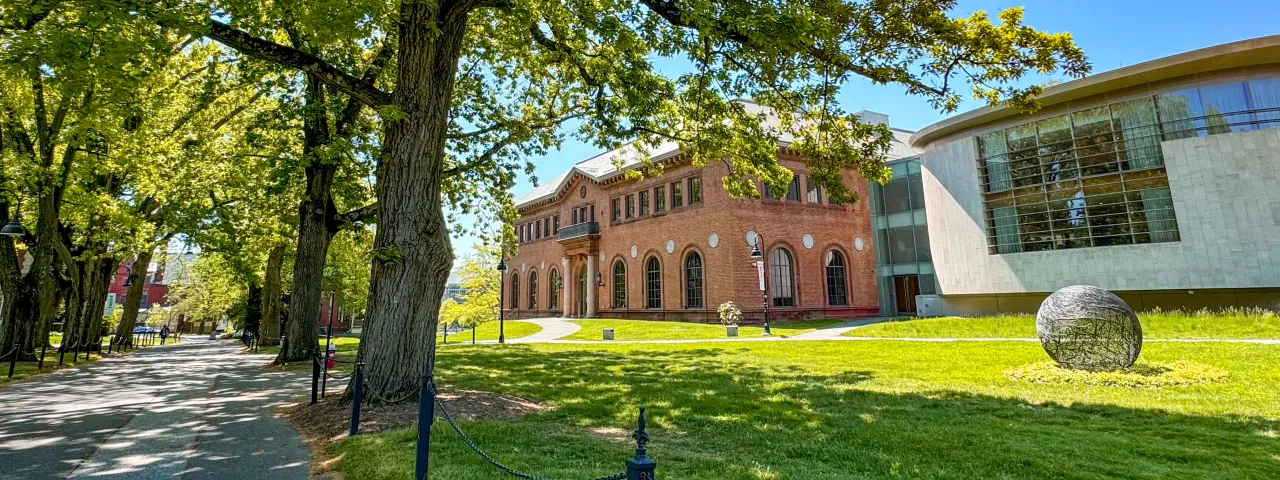 Neilson Library exterior summer
