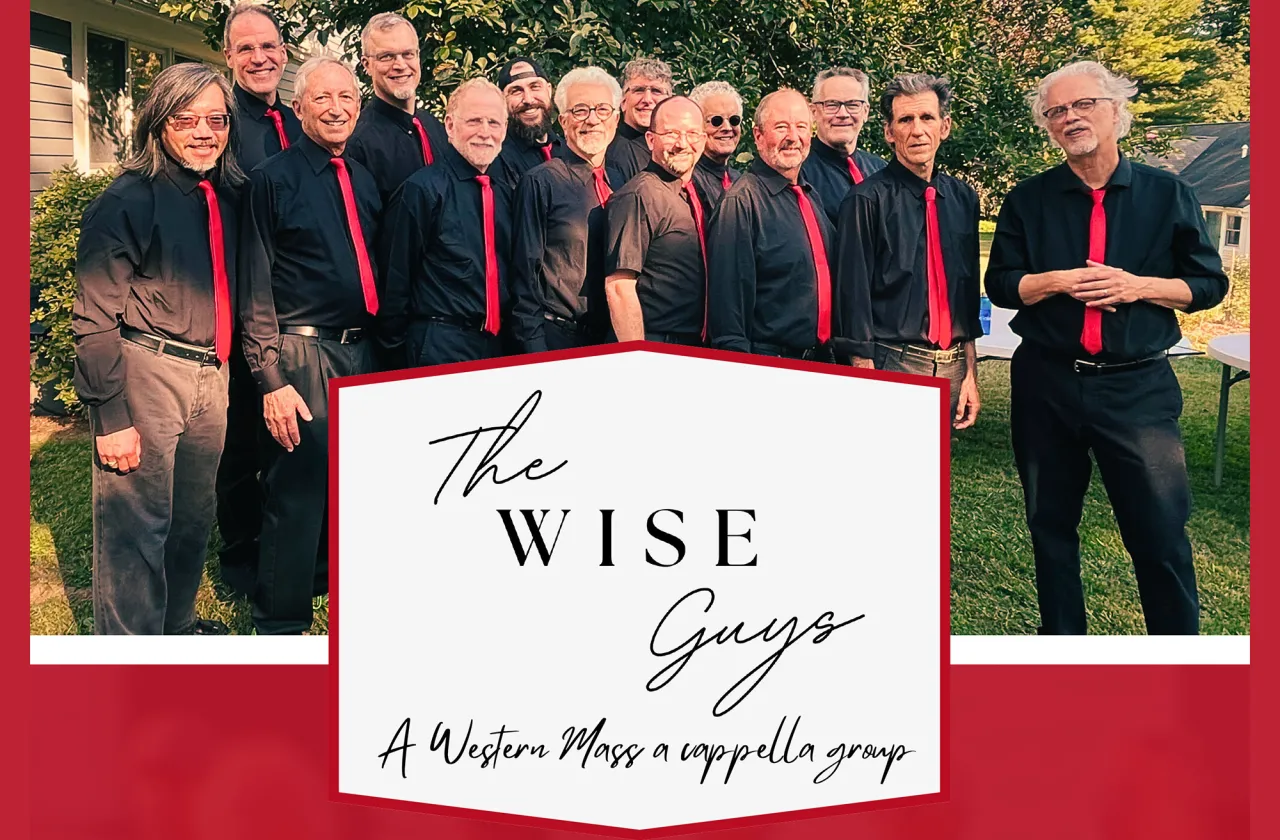 Poster image of Wise Guys acapella group