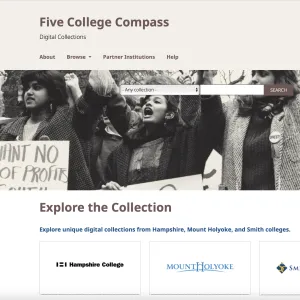 Screenshot of Five College Compass