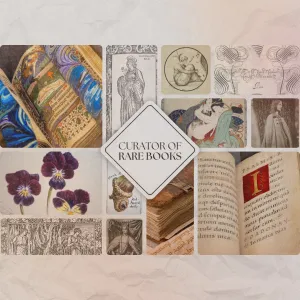 Collage of images from Mortimer Rare Book Collection