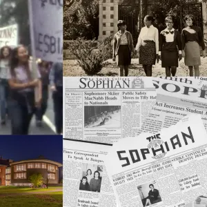 Collage of images from 150th celebration