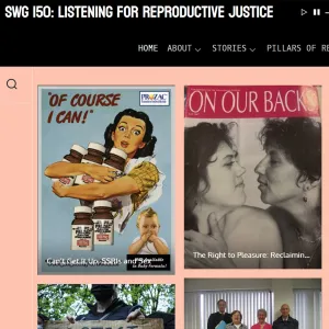 screenshot Listening for Reproductive Justice podcasts