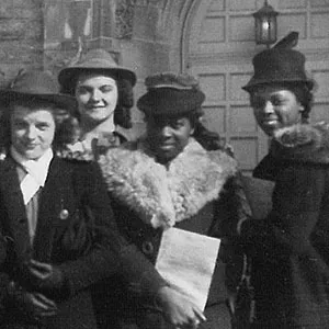 Girl Reserve conference delegates from Passaic March 1940