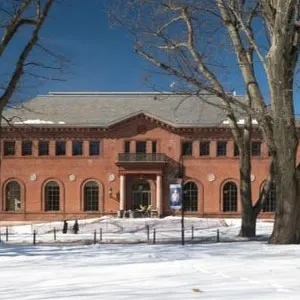Neilson Library in the snow