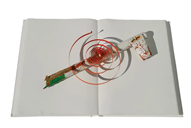 Broken Markers, a book-object created by Werner Pfeiffer in 1995