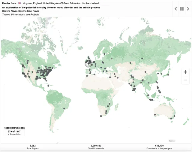 ScholarWorks download map