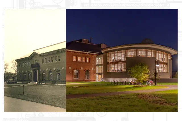 Neilson Library old and new