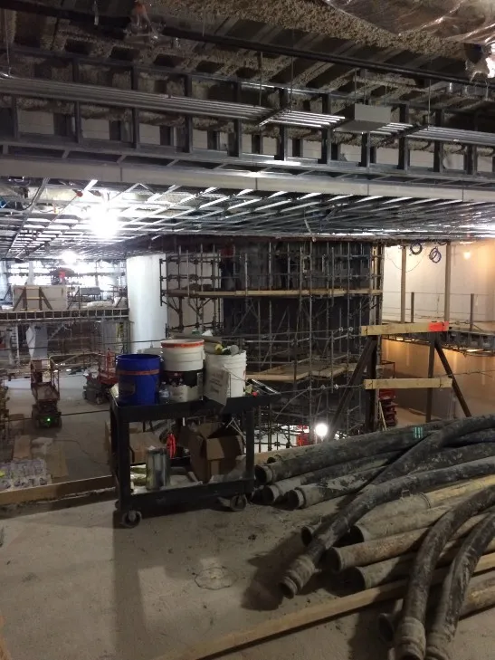 View of the oculus from the second floor mezzanine