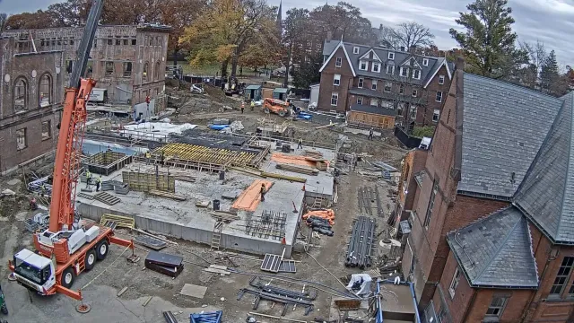 South addition construction site November 2018