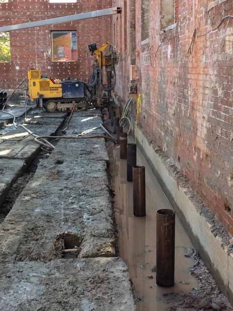 Construction site 1909 core November 2018