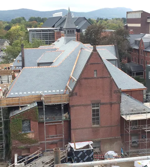 Alumnae Gymnasium roof replacement