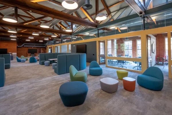 Alumnae Gymnasium, 3rd floor study area