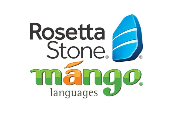 Rosetta Stone Mango Languages logos