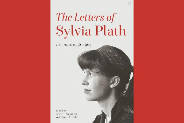 book cover, The Letters of Sylvia Plath