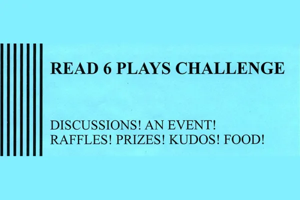 Read six plays challenge poster
