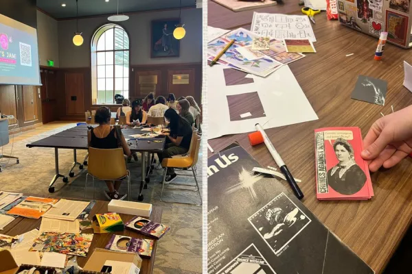 Libraries orientation Zine workshop