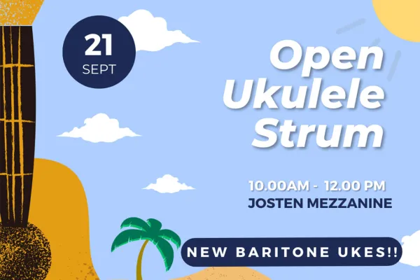 poster image Open Ukulele Strum, September 21, 2024