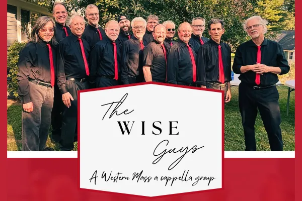 Poster image of Wise Guys acapella group