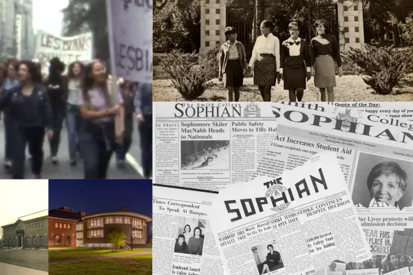 Collage of images from 150th celebration