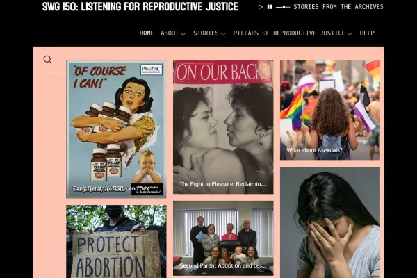 screenshot Listening for Reproductive Justic podcasts