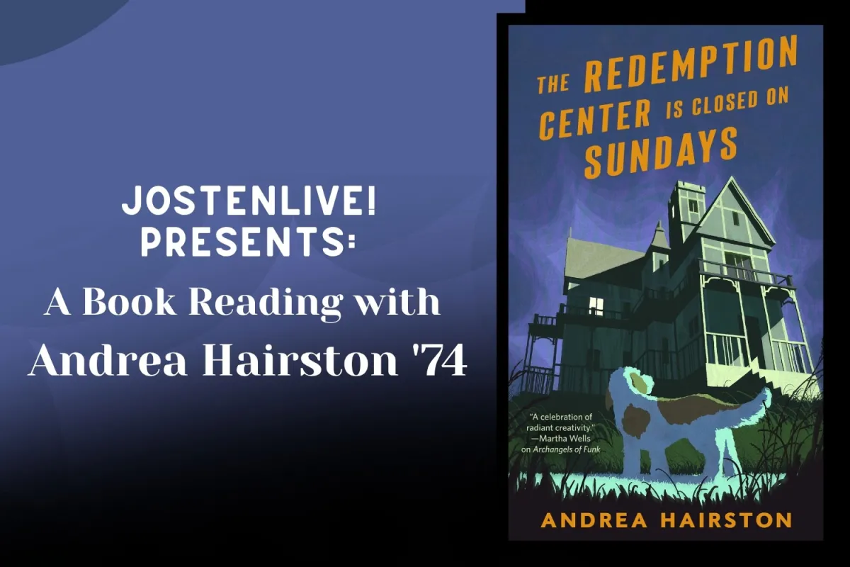 JostenLive! A Book Reading with Andrea Hairston ’74