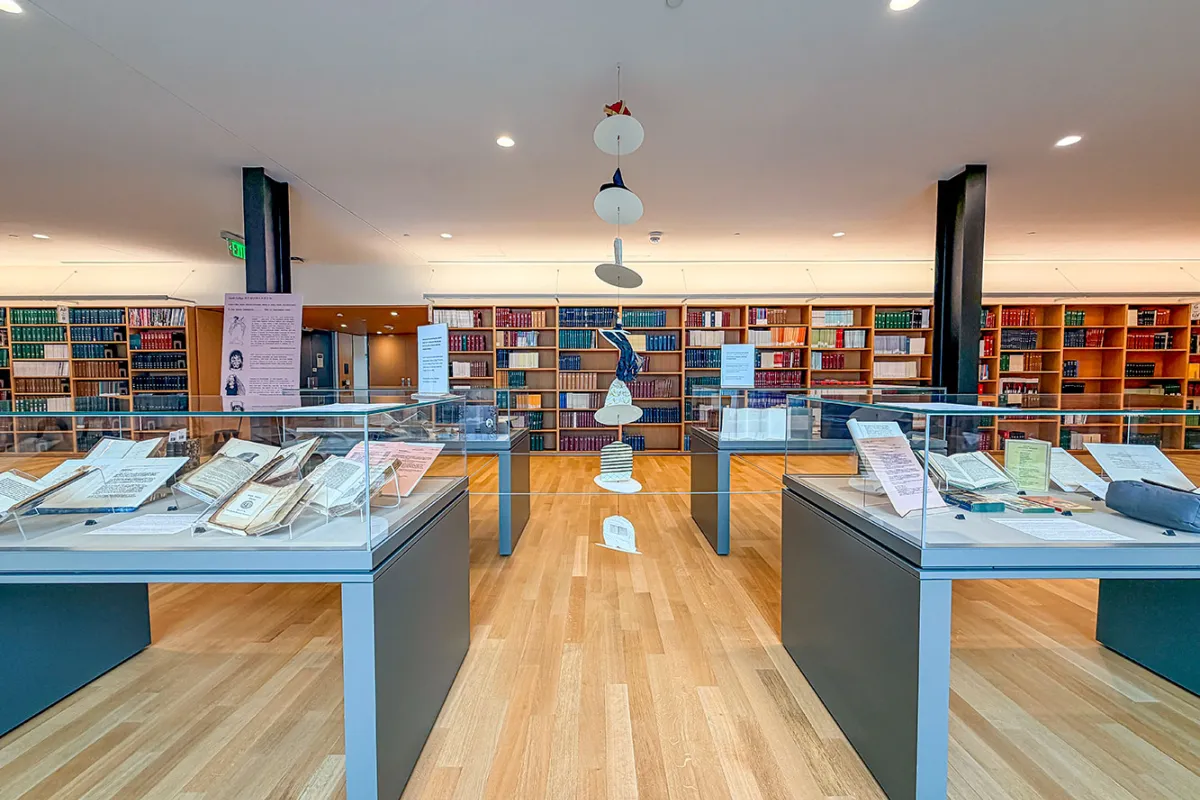 Mortimer Rare Book Collection exhibit