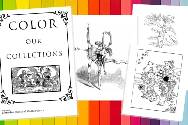 Special Collections coloring book cover