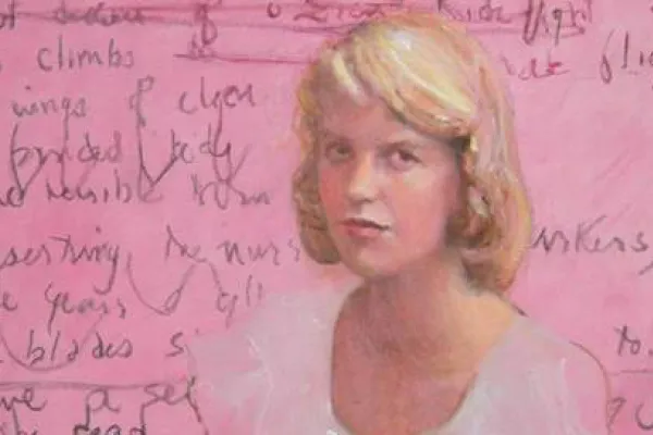 Portrait of Sylvia Plath by Susan Adler