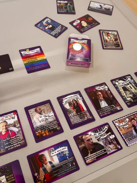 Assortment of Queer Clergy Trading Cards