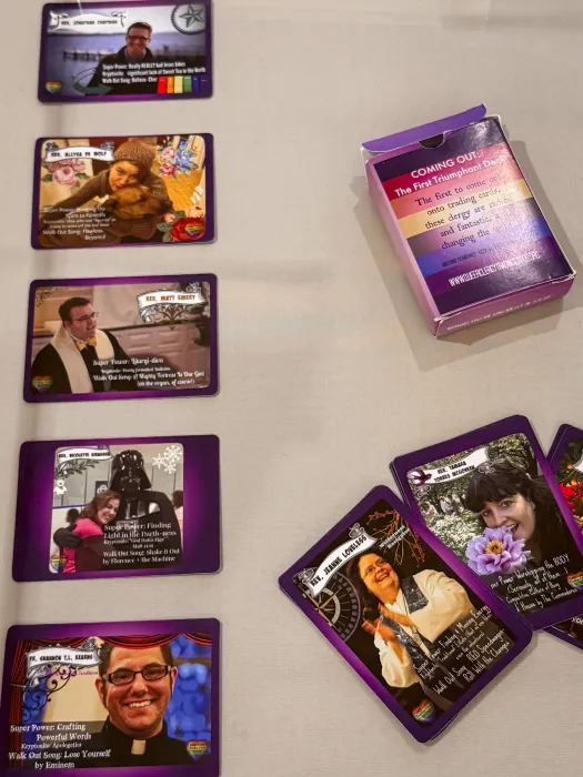 Assortment of Queer Clergy Trading Cards