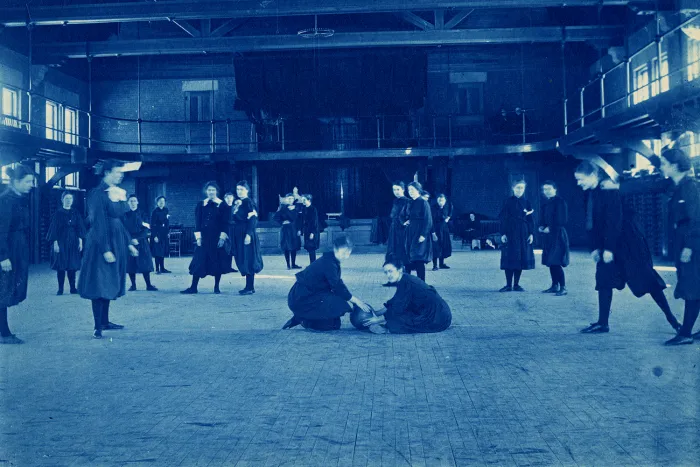 The Smith College class of 1897 basketball team