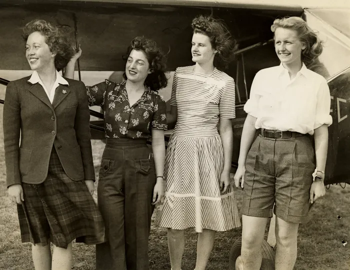 Members of the Smith College Flying Club 1942