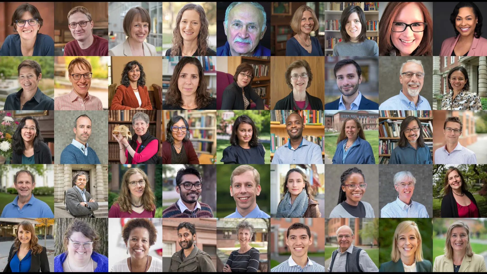 Portraits of faculty