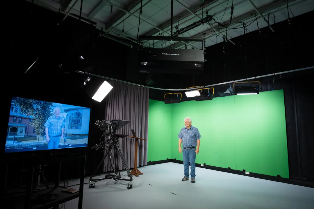 Video studio in Alumnae Gymnasium