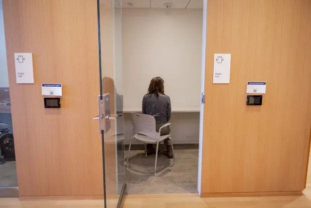 Neilson Library Phone Room 101E